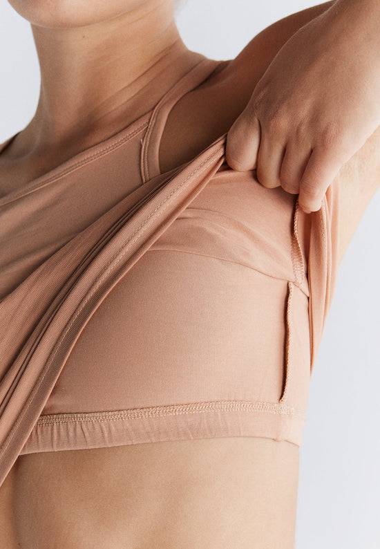 Leela Cotton 1217-070 | Crop-Top - Café Crema Angebote