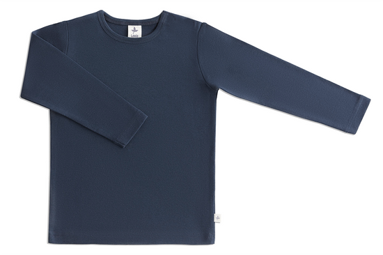Leela Cotton 2060 ID | Baby Basic Langarmshirt - Indigo Hotsell