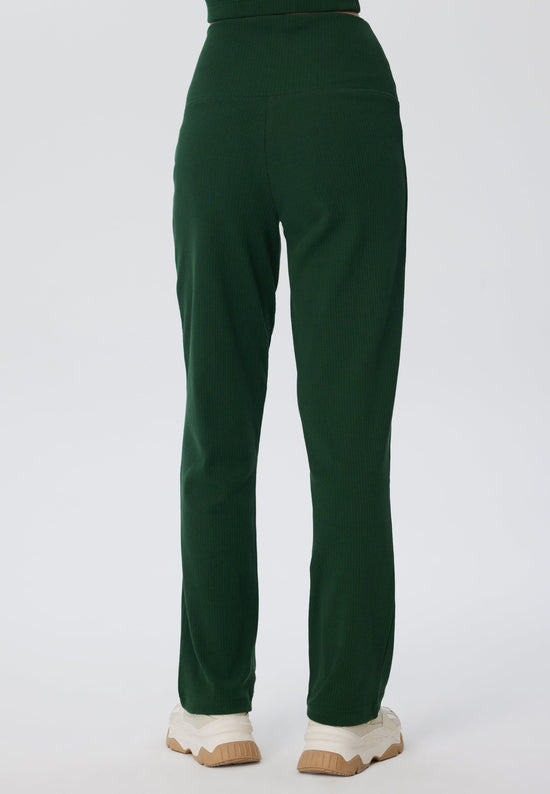 Leela Cotton 4071-067 | Ripp Hose - Tannennadel Günstig kaufen