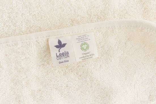 Leela Cotton 2500-01 | Baby Badehandtuch - Natur Lagerräumung