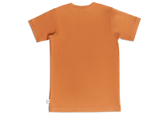Leela Cotton 2010 MK | Basic Kurzarmshirt - Mokka Zeitlich begrenztes Angebot
