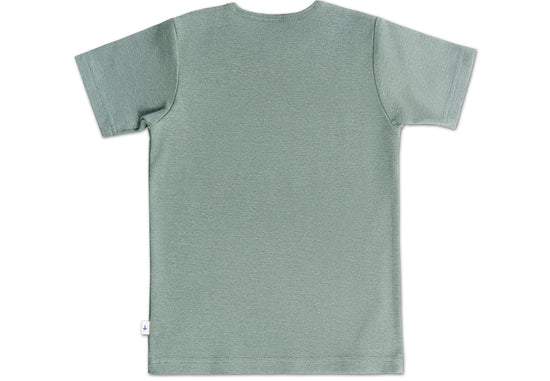 Leela Cotton 2010 TS | Basic Kurzarmshirt - Tannennadel/Salbei Blitzangebot