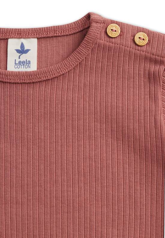 Leela Cotton 2068 WR | Ripp-Shirts - Dunkel Mauve Räumungsverkauf