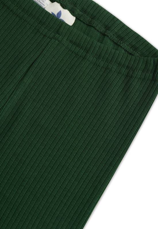 Leela Cotton 2052 TL | Ripp-Leggings - Tannennadel Sonderangebote