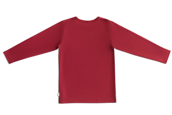 Leela Cotton 2060 RR | Baby Basic Langarmshirt - Rosarot Tiefpreis