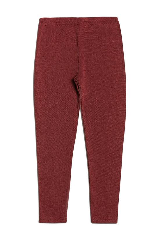 Leela Cotton 2051 KT | Baby Leggings - Kaffee/Rostrot