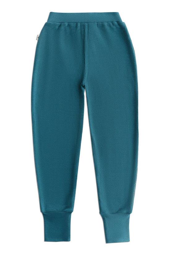 Leela Cotton 2879 TN | Waffel Strick Kinderhose - Tanne Letzter Tag
