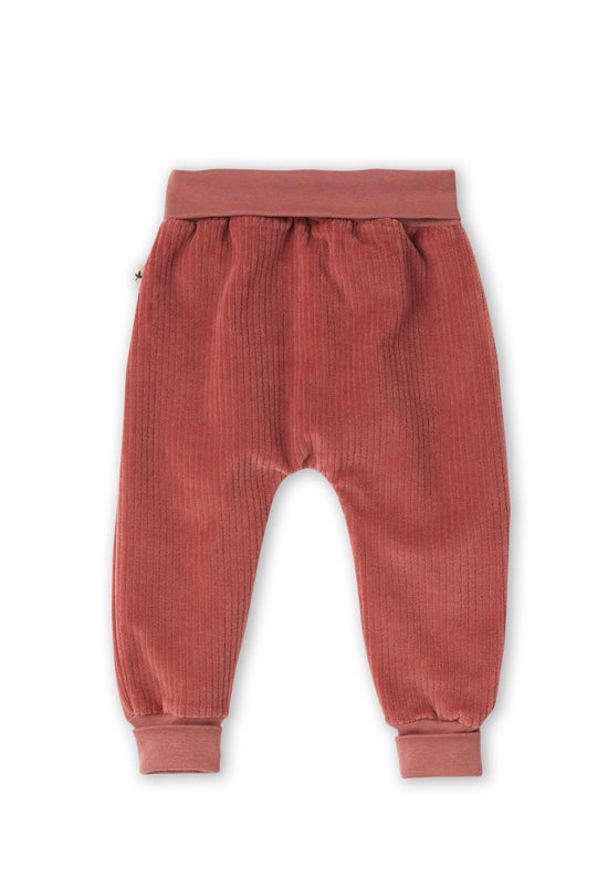 Leela Cotton 2072 WR | Baby Cordhose breiter Bund - Dunkel Mauve Nur für heute