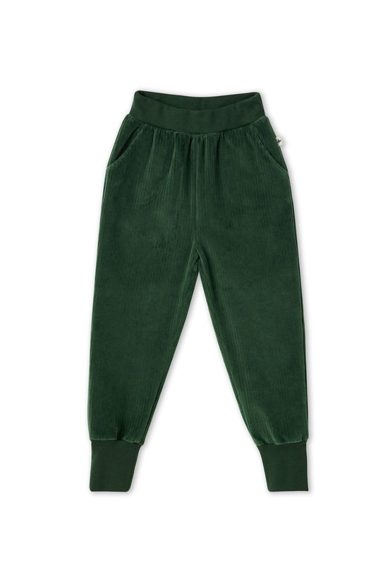 Leela Cotton 2172 TL | Kinder Cordhose schmaler Bund - Tannennadel