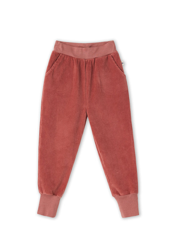 Leela Cotton 2172 WR | Kinder Cordhose schmaler Bund - Dunkel Mauve Vierteljährliche Förderung