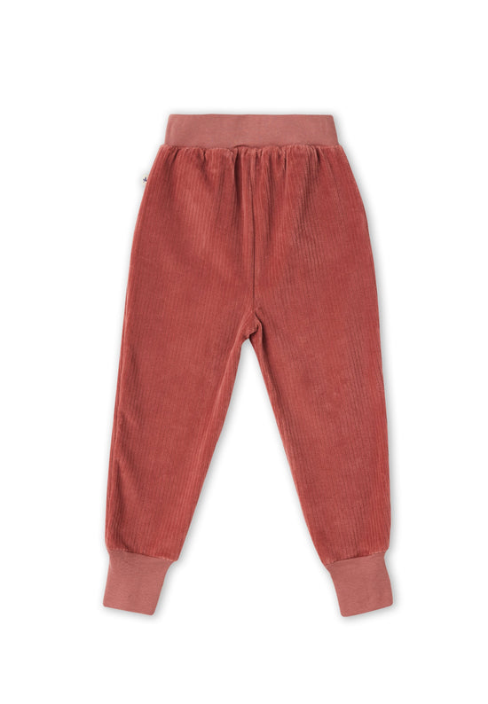 Leela Cotton 2172 WR | Kinder Cordhose schmaler Bund - Dunkel Mauve Vierteljährliche Förderung