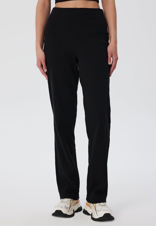 Leela Cotton 4071-021 | Ripp Hose - Schwarz Black Friday Preise