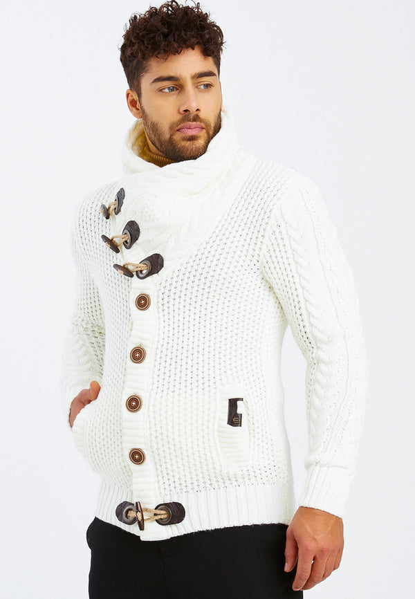 Leif Nelson Strickjacke mit Schalkragen Cyber Monday