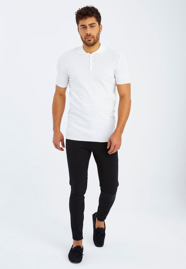 Leif Nelson Polo-Shirt Feinstrick Weihnachtsangebot