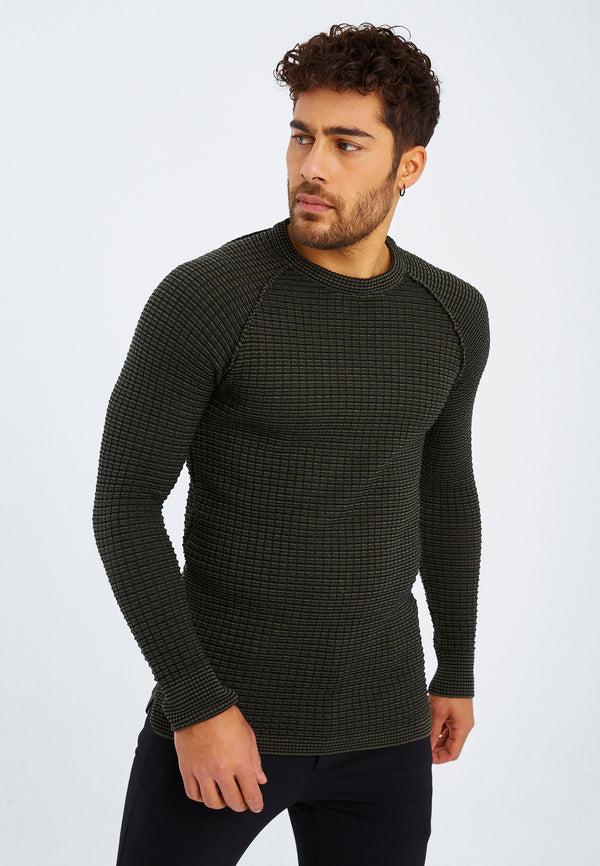 Leif Nelson Strickpullover Feinstrick Rundhals Jubiläumsangebot