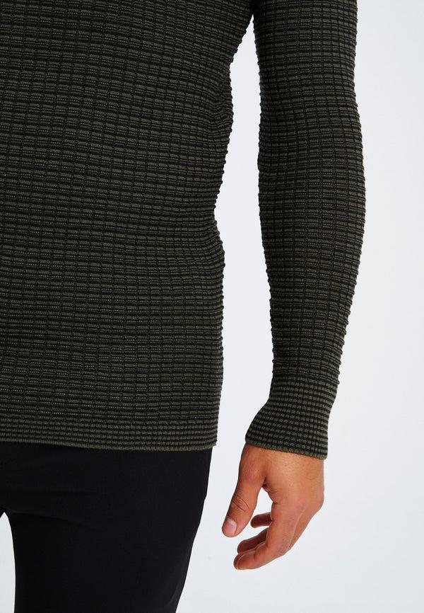 Leif Nelson Strickpullover Feinstrick Rundhals Jubiläumsangebot
