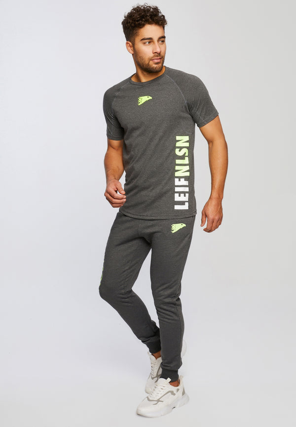 Leif Nelson Gym T-Shirt Rundhals Große Rabatte