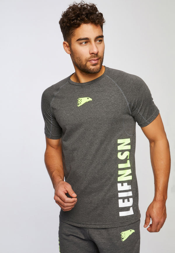 Leif Nelson Gym T-Shirt Rundhals Große Rabatte