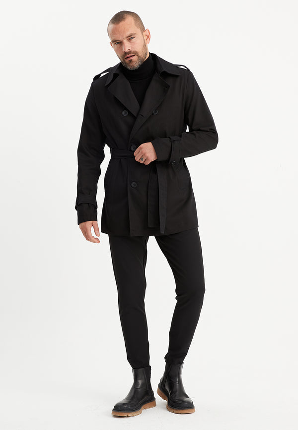 Leif Nelson Zweireihiger Trenchcoat Neuheiten