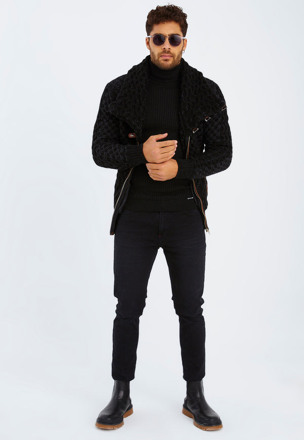 Leif Nelson Strickjacke mit Schalkragen Bestseller