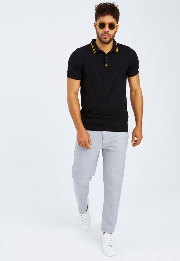 Leif Nelson Polo-Shirt Feinstrick Wochenangebot