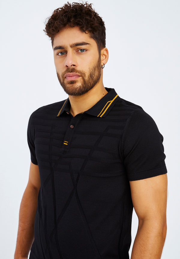 Leif Nelson Polo-Shirt Feinstrick Wochenangebot
