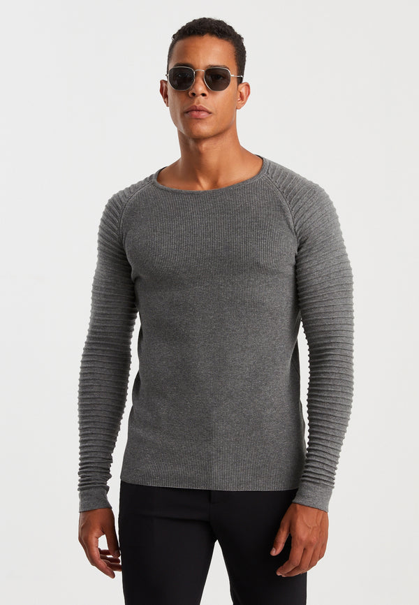 Leif Nelson Strickpullover Feinstrick Rundhals Letzte 3 Tage