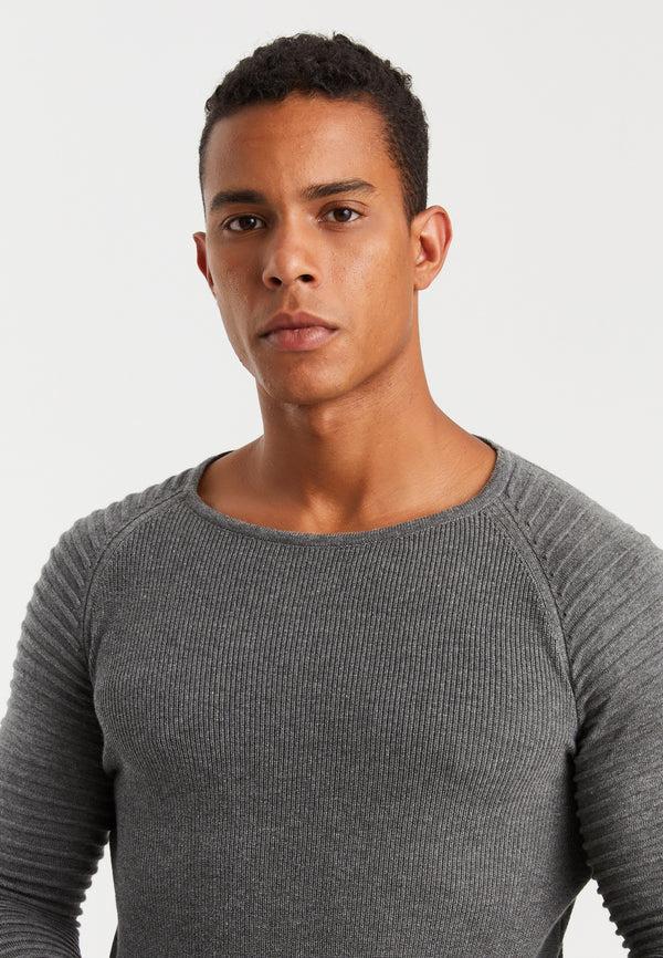 Leif Nelson Strickpullover Feinstrick Rundhals Letzte 3 Tage