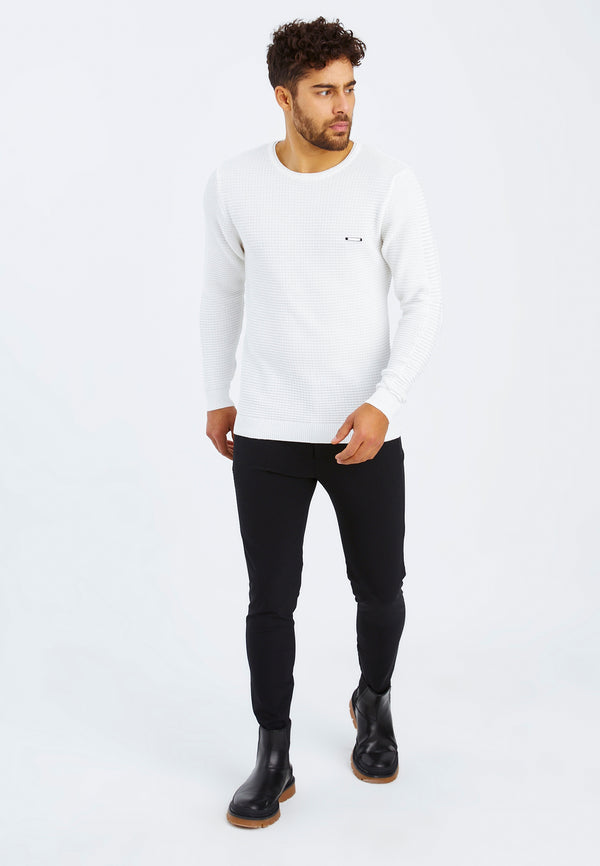 Leif Nelson Strickpullover Feinstrick Rundhals Zeitbegrenzte Promotion