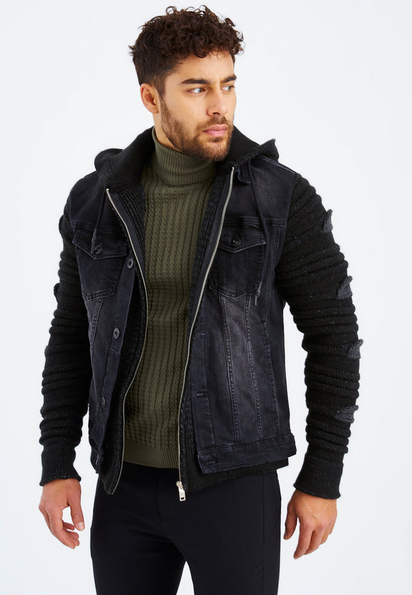 Leif Nelson Strickpullover Grobstrick mit Stehkragen Bis zu 60% Rabatt
