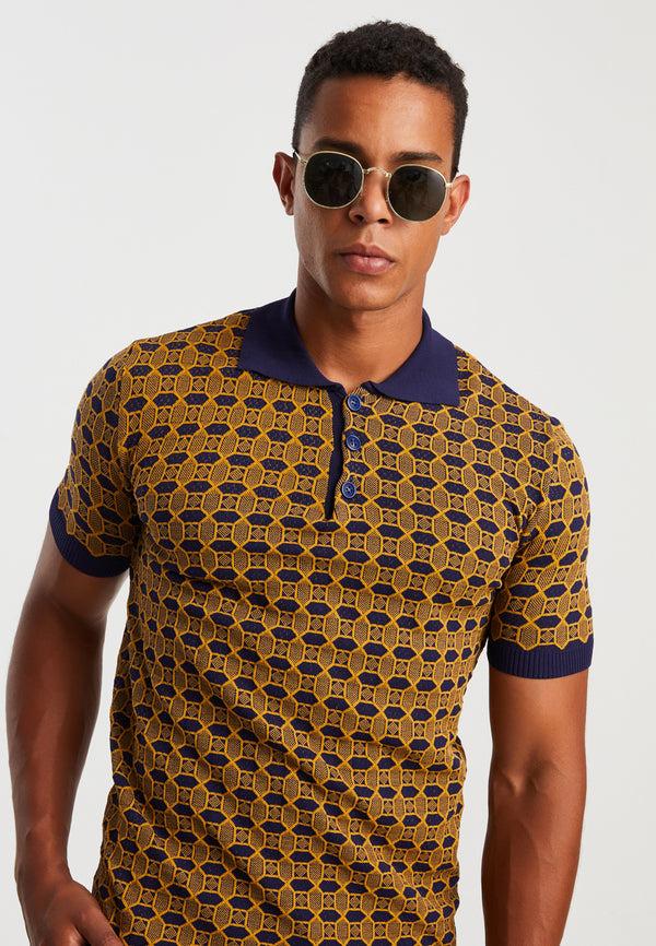 Leif Nelson Polo-Shirt Feinstrick Sonderangebot der Fabrik