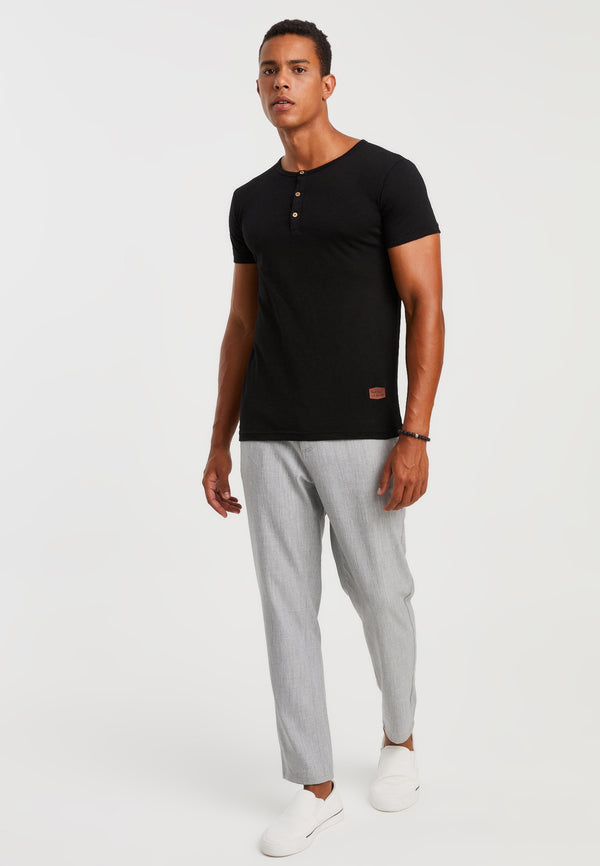 Leif Nelson Rundhals-Shirt Super Rabatt