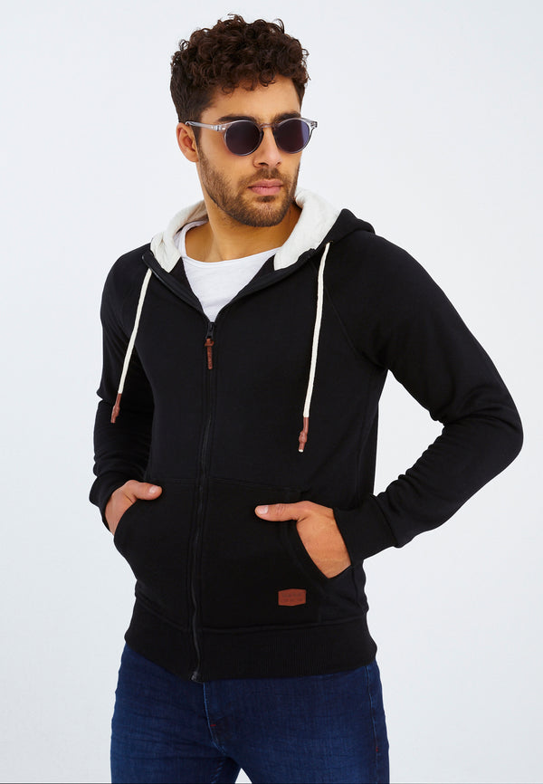 Leif Nelson Sweatjacke mit Kapuze Speichern exportieren