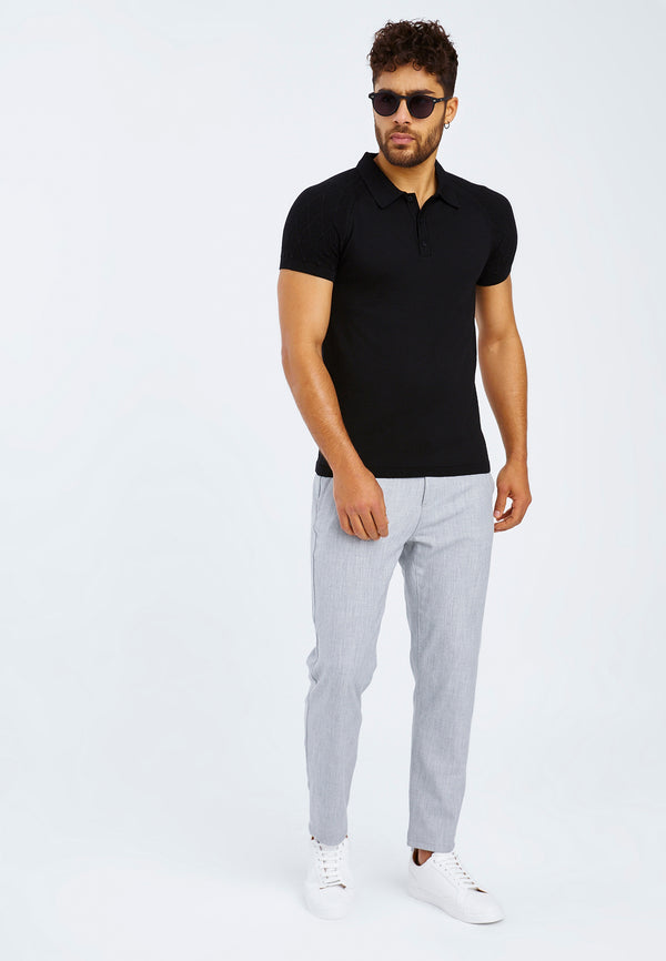 Leif Nelson Polo-Shirt Feinstrick zollfrei