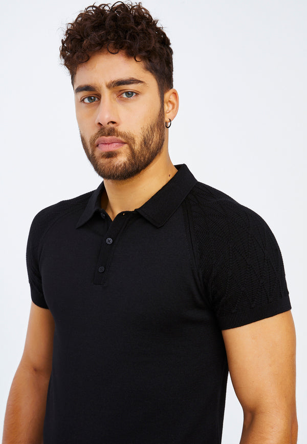 Leif Nelson Polo-Shirt Feinstrick zollfrei