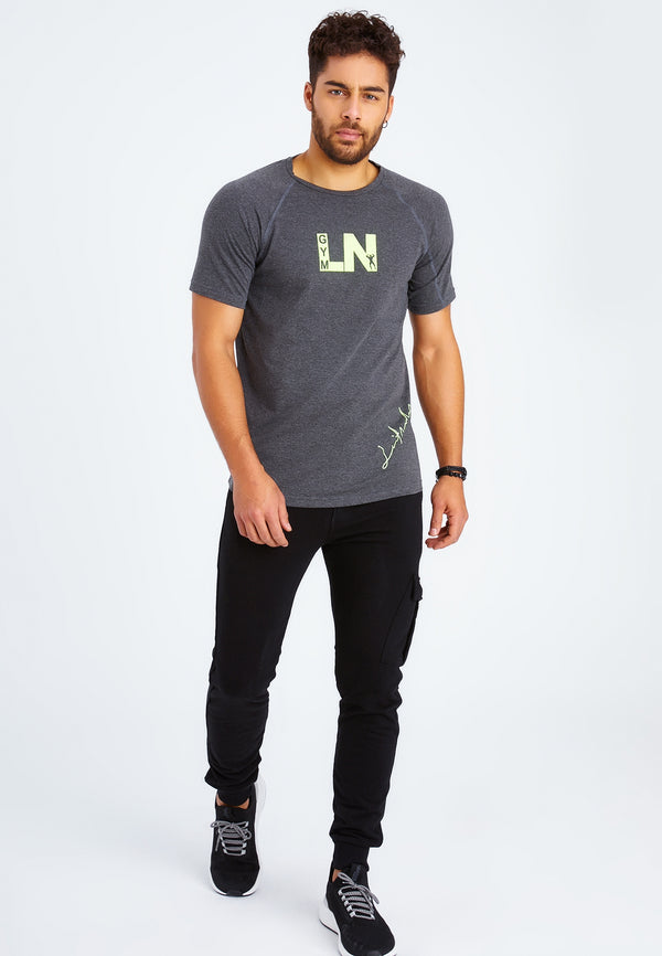 Leif Nelson Gym-T-Shirt Rundhals Blitzverkäufe