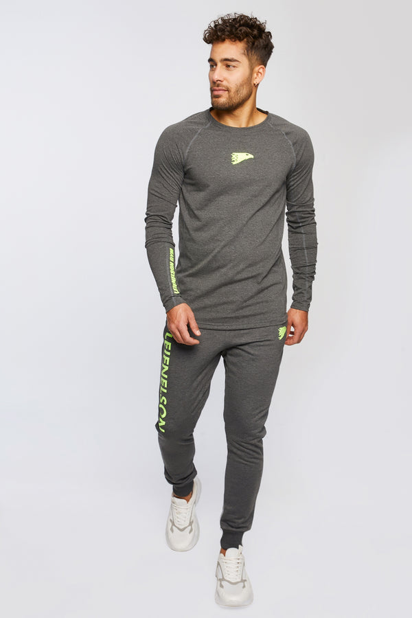 Leif Nelson Gym-Sweatshirt Rundhals Cyber Monday