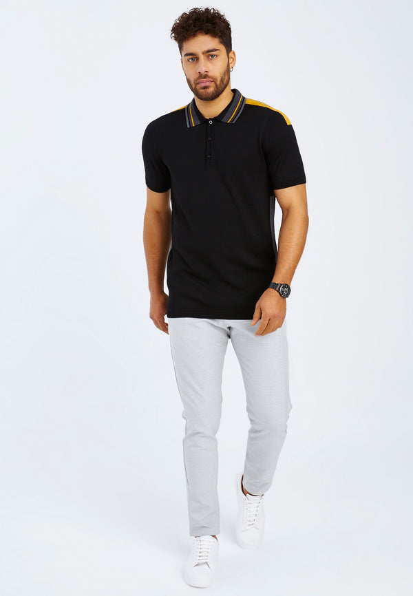 Leif Nelson Polo-Shirt Feinstrick Heißer Verkauf