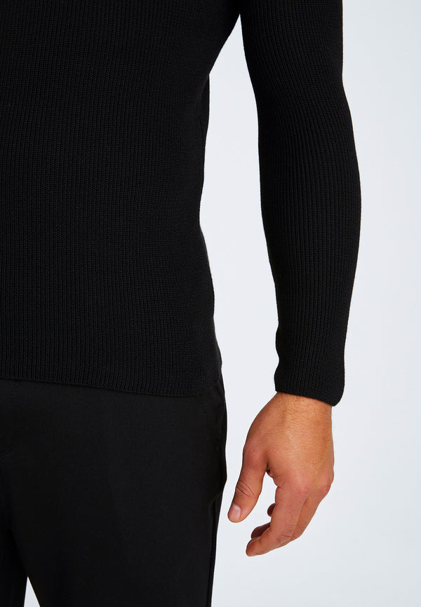 Leif Nelson Feinstrick Rollkragenpullover Große Rabatte