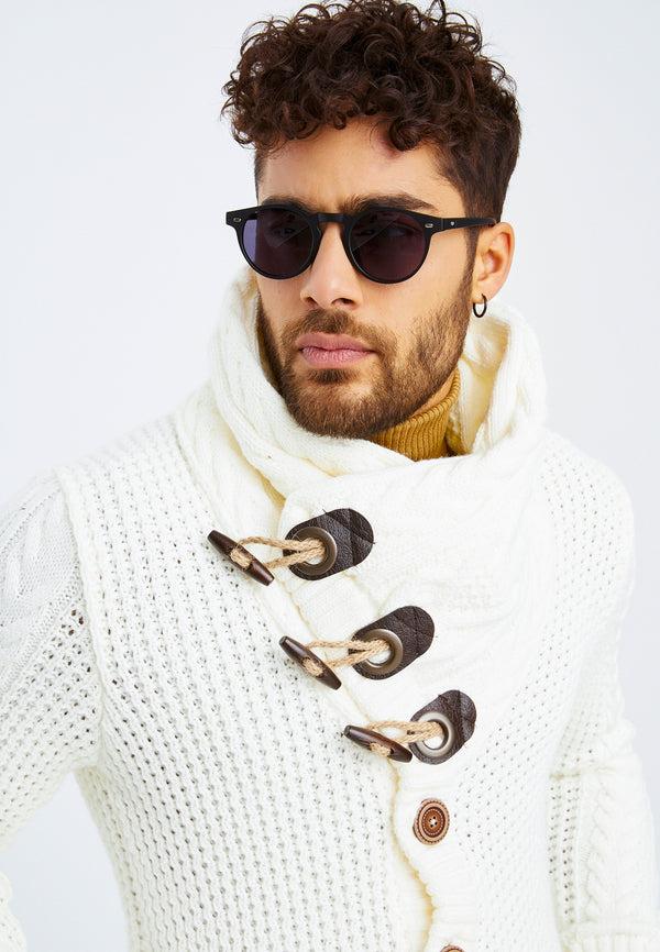 Leif Nelson Strickjacke mit Schalkragen Riesige Rabatte