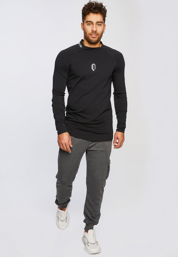 Leif Nelson Gym-Sweatshirt Stehkragen Verkauf