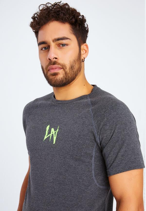 Leif Nelson Gym T-Shirt Rundhals Rabatt