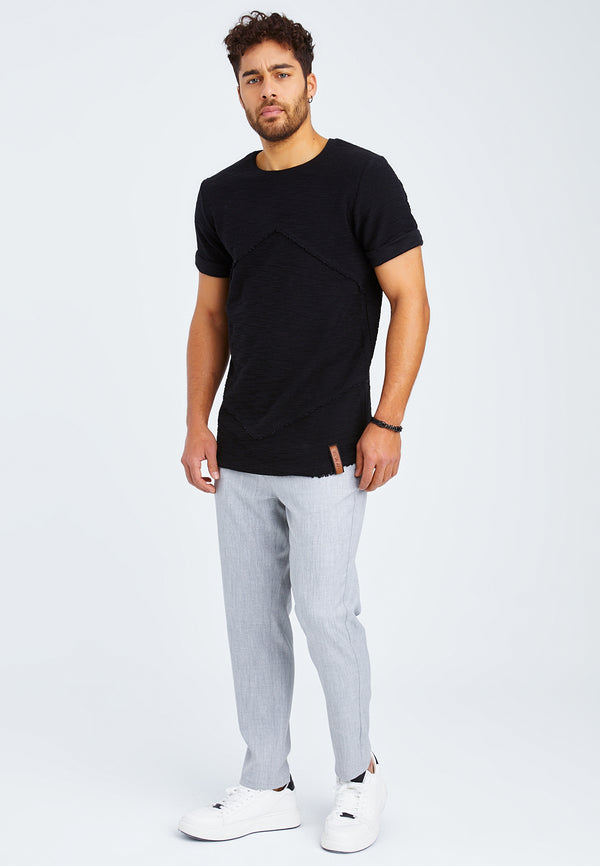Leif Nelson Rundhals-Shirt Super Rabatt