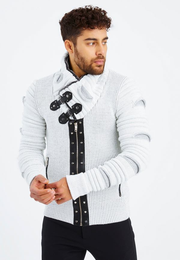 Leif Nelson Strickjacke mit Schalkragen Verkauf