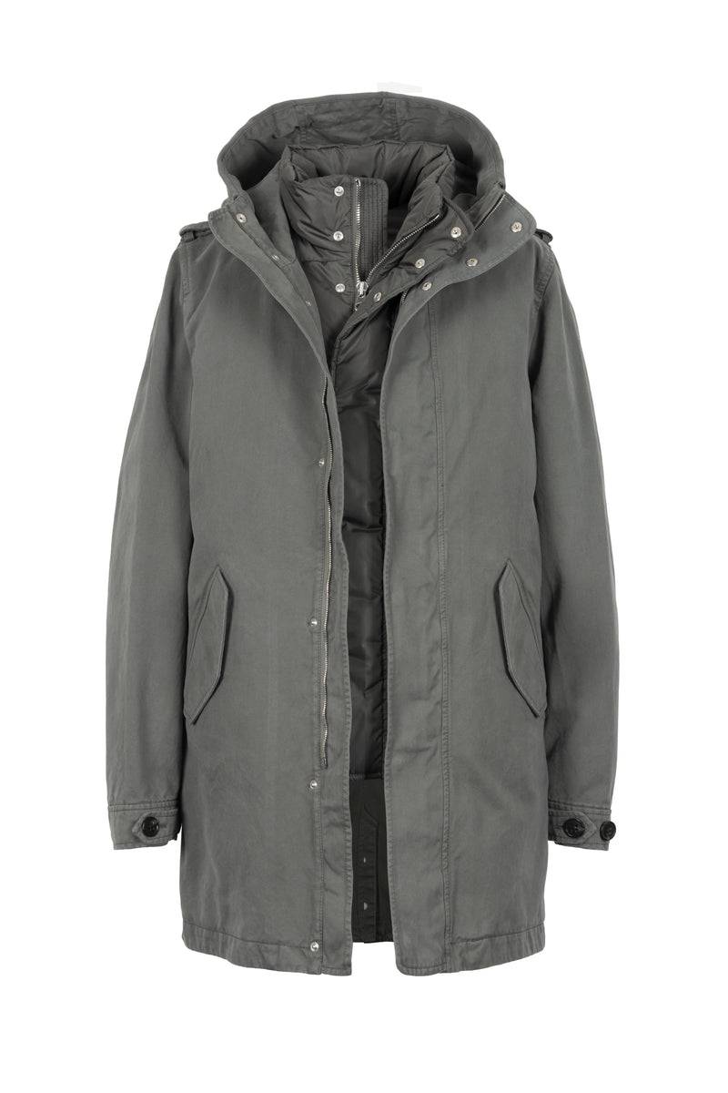 Lempelius BAUMWOLLPARKA TIO MIT DAUNENWESTE SKU: 6000616-63268M Osterangebot