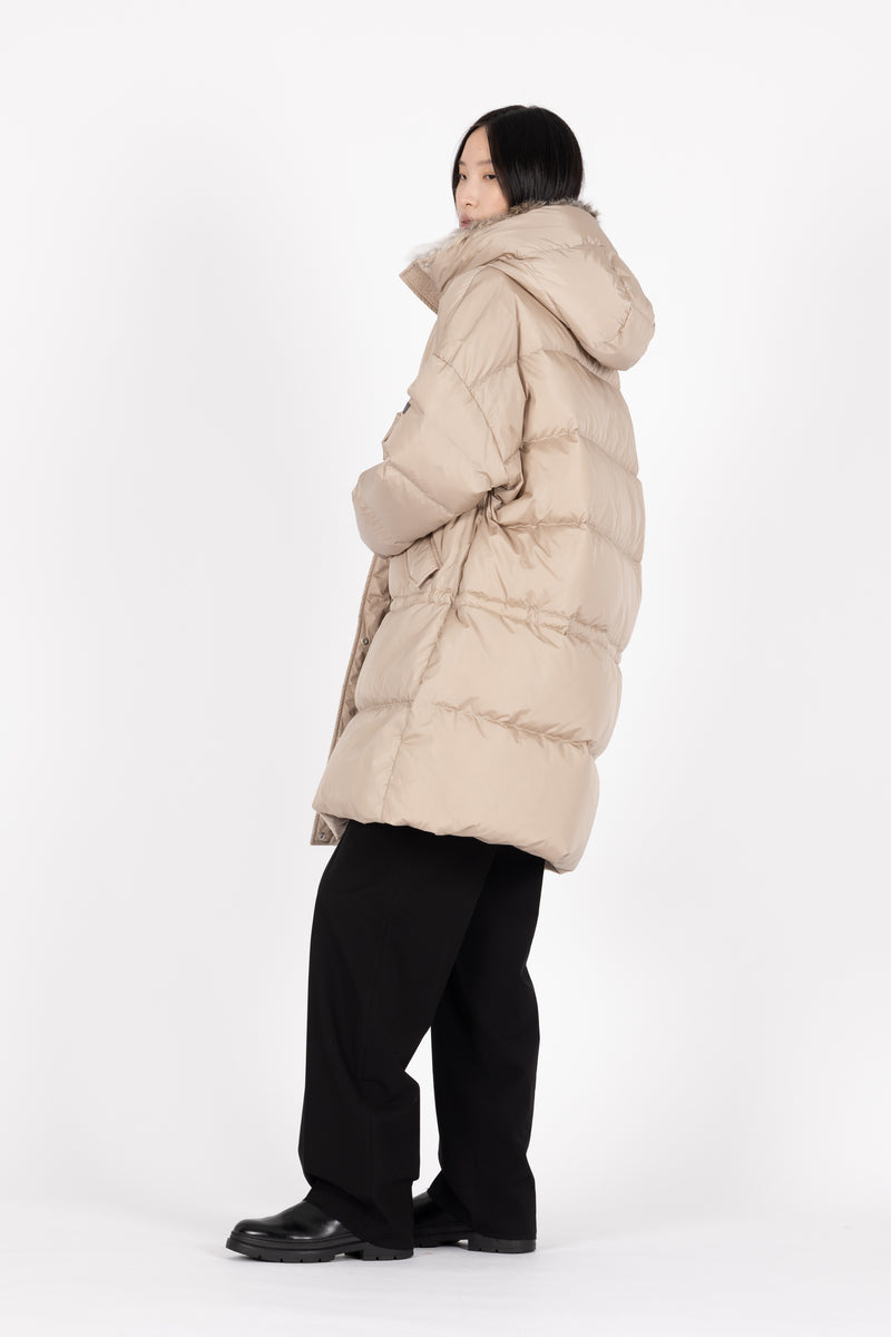 Lempelius OVERSIZED DAUNENPARKA YRA SKU: 3000268R14S/M Große Rabatte