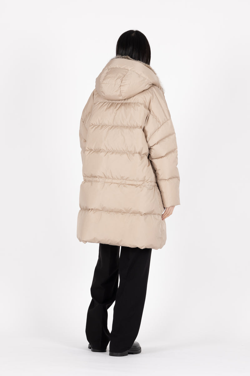 Lempelius OVERSIZED DAUNENPARKA YRA SKU: 3000268R14S/M Große Rabatte