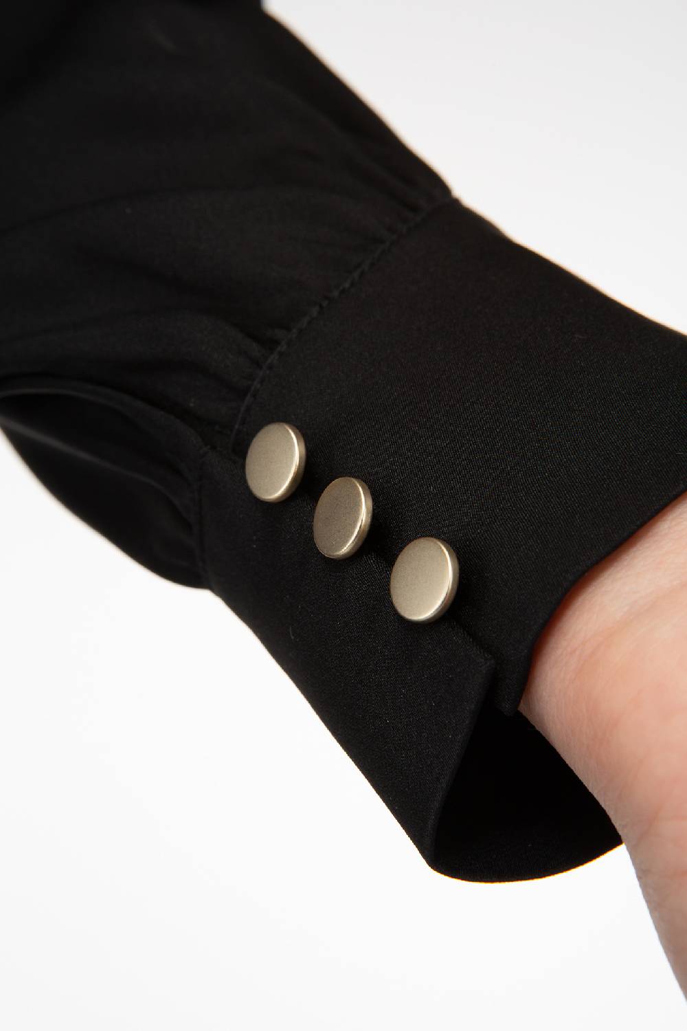 IVI GmbH SOLID SILK Seidenbluse mit Cut-Out Detail schwarz Online Shopping
