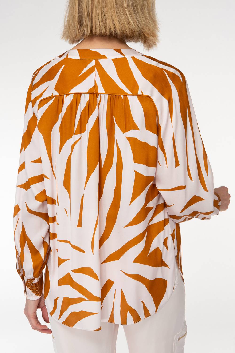 IVI GmbH PALM LEAF AMBER Tunika mit raffinierten Nahtdetails Neueste Mode