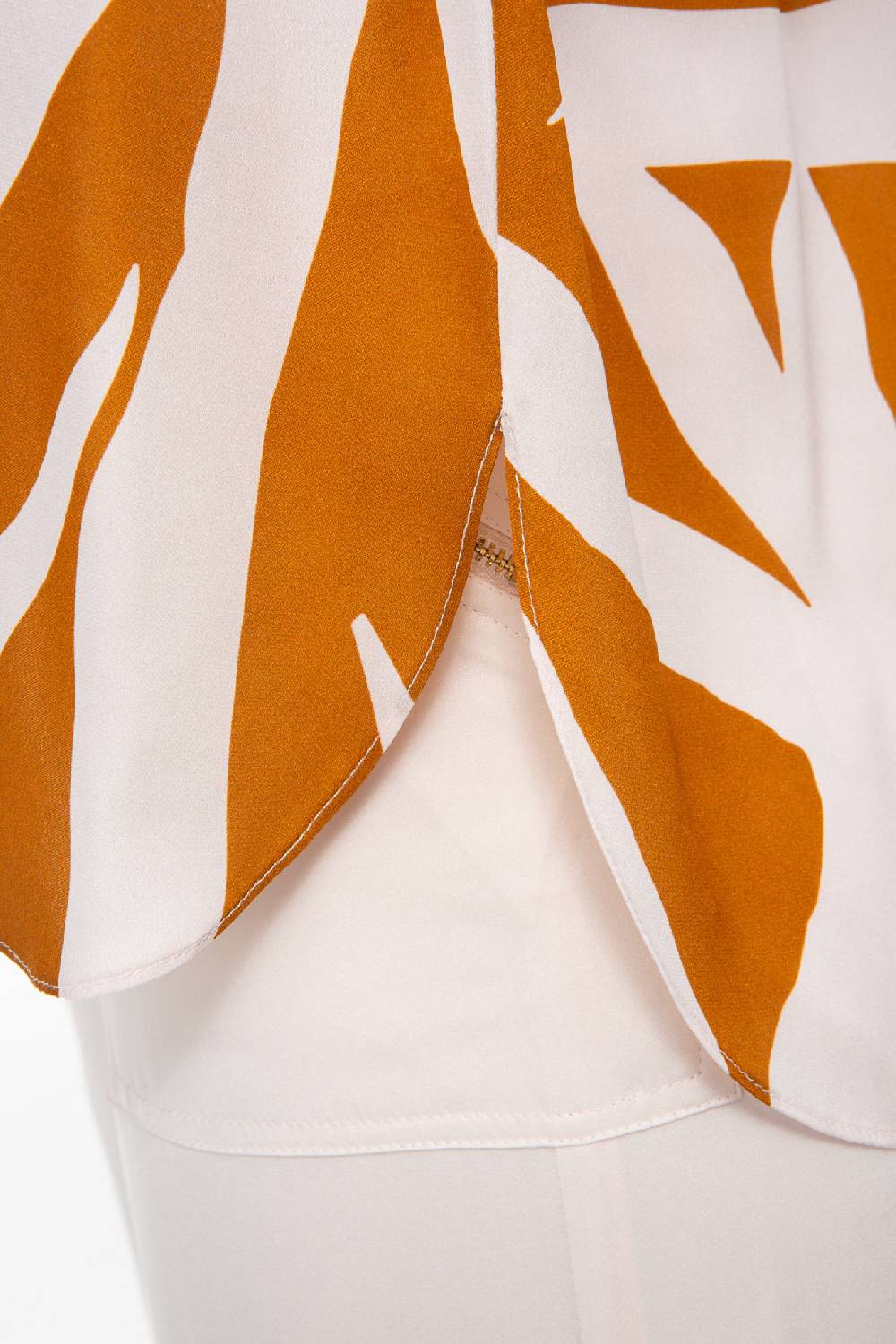IVI GmbH PALM LEAF AMBER Tunika mit raffinierten Nahtdetails Neueste Mode